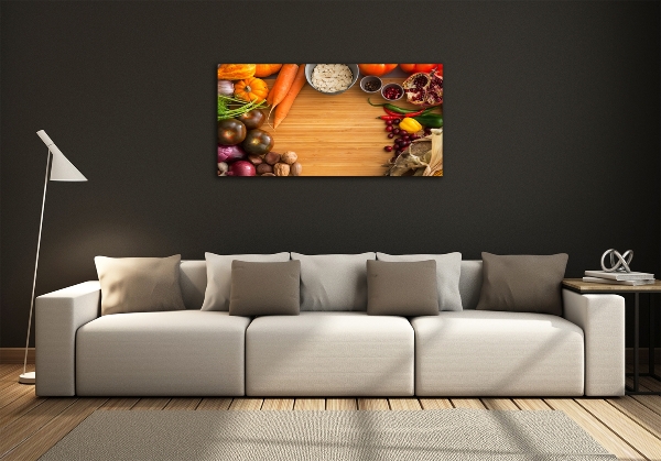 Quadro in verde Verdure autunnali