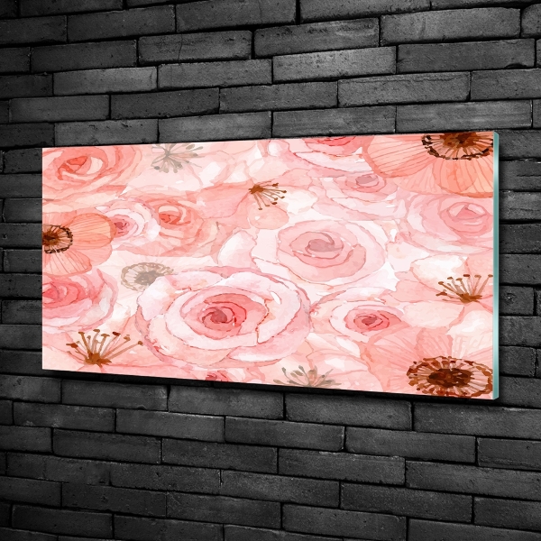 Quadro in verde Motivo floreale