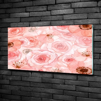 Quadro in verde Motivo floreale