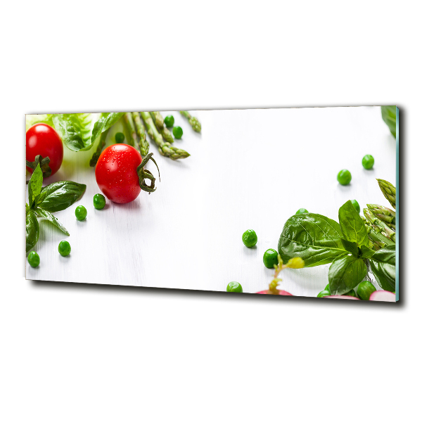 Quadro su vetro Verdure fresche