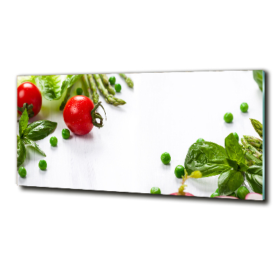 Quadro su vetro Verdure fresche