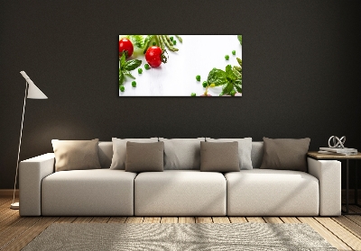 Quadro su vetro Verdure fresche