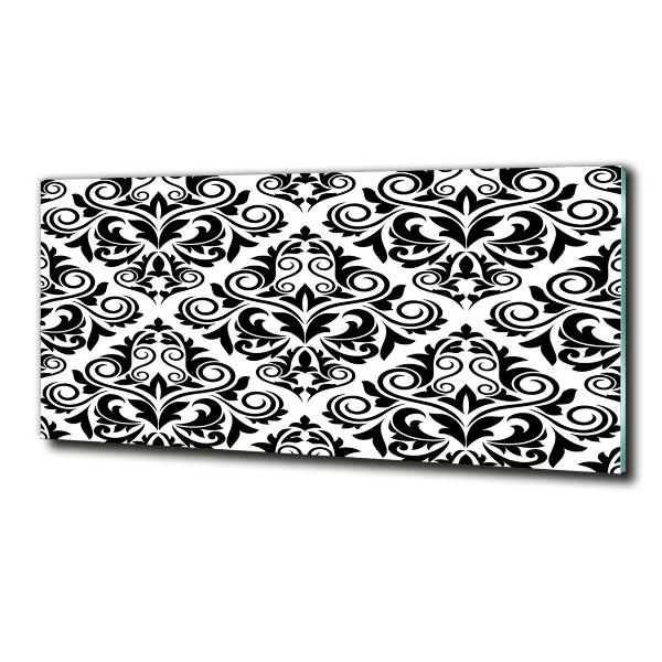 Quadro in verde Sfondo di ornamenti