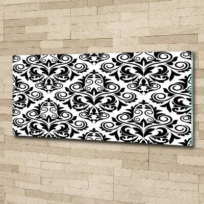 Quadro in verde Sfondo di ornamenti