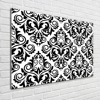 Quadro in verde Sfondo di ornamenti