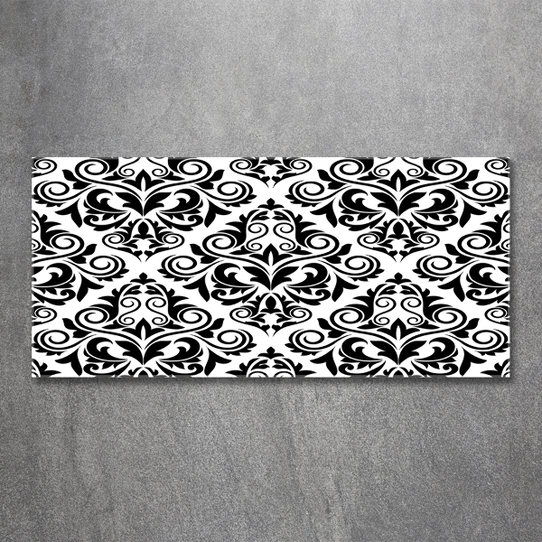 Quadro in verde Sfondo di ornamenti