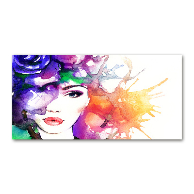 Quadro vetro Ritratto di una donna