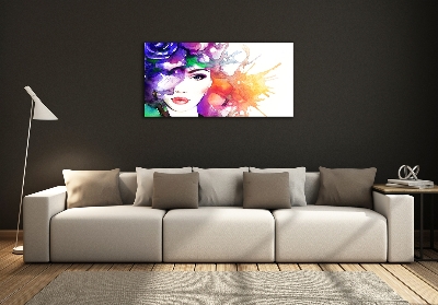 Quadro vetro Ritratto di una donna