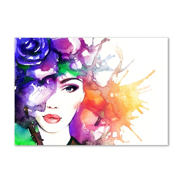 Quadro vetro Ritratto di una donna