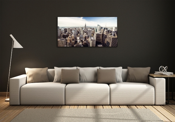 Quadro in vetro New York