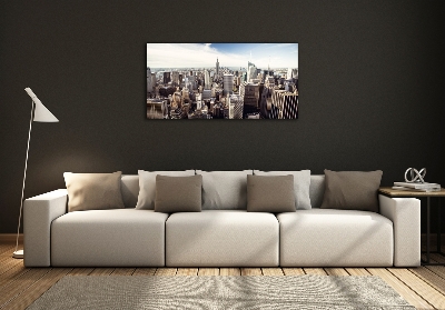 Quadro in vetro New York