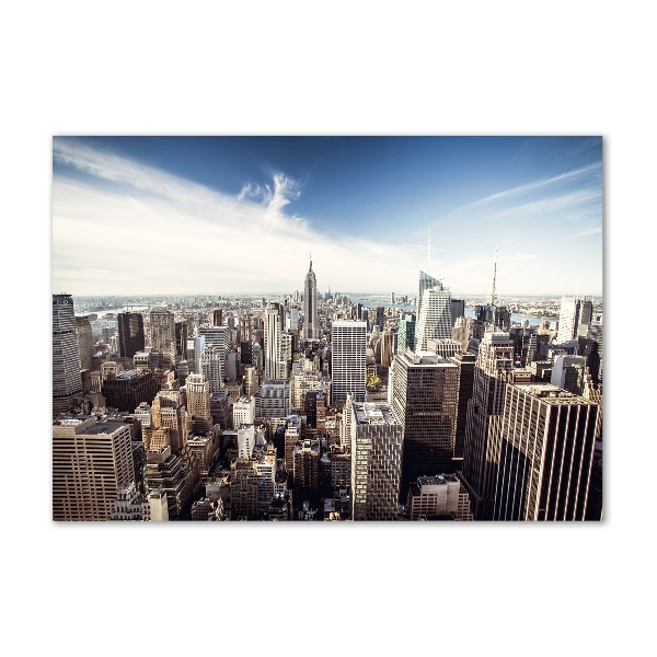 Quadro in vetro New York