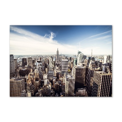 Quadro in vetro New York