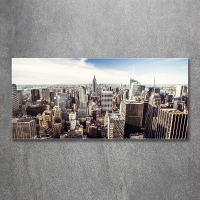 Quadro in vetro New York