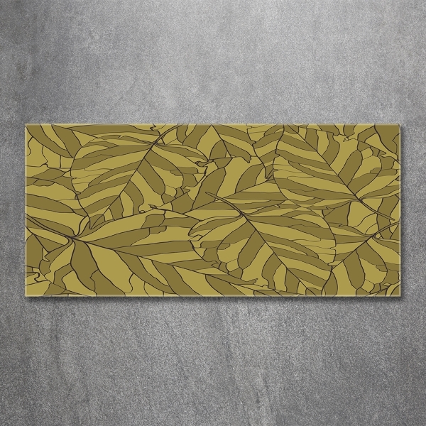 Quadro su vetro Foglie