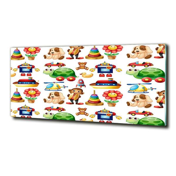 Quadro vetro Giocattoli