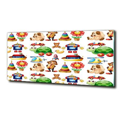 Quadro vetro Giocattoli