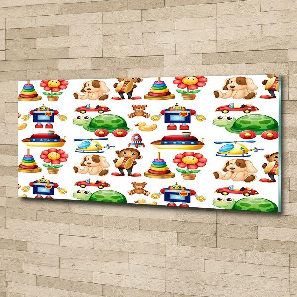 Quadro vetro Giocattoli