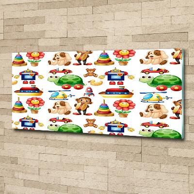 Quadro vetro Giocattoli