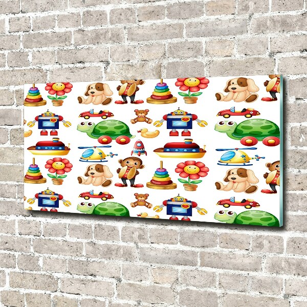 Quadro vetro Giocattoli