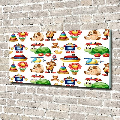 Quadro vetro Giocattoli