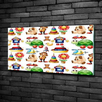 Quadro vetro Giocattoli