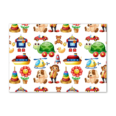 Quadro vetro Giocattoli