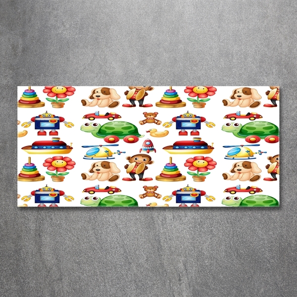 Quadro vetro Giocattoli