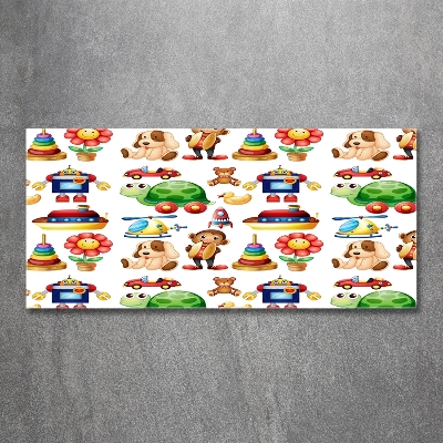 Quadro vetro Giocattoli