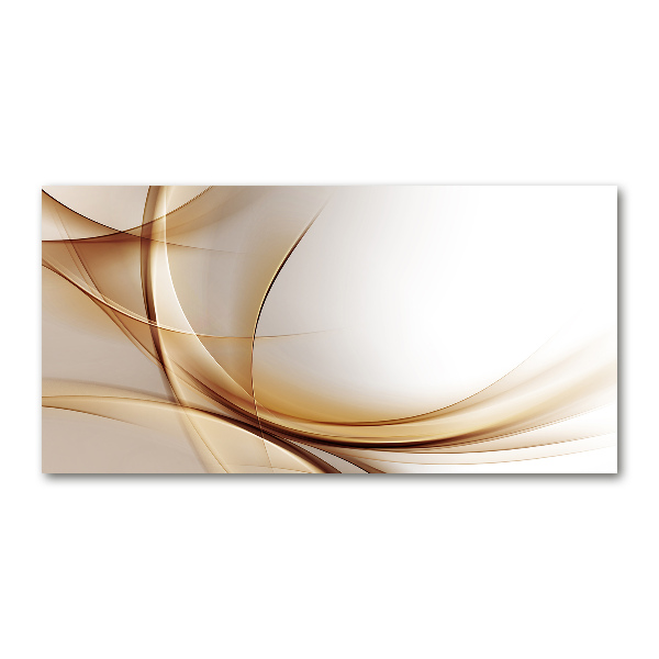 Quadro su vetro Onde astratte