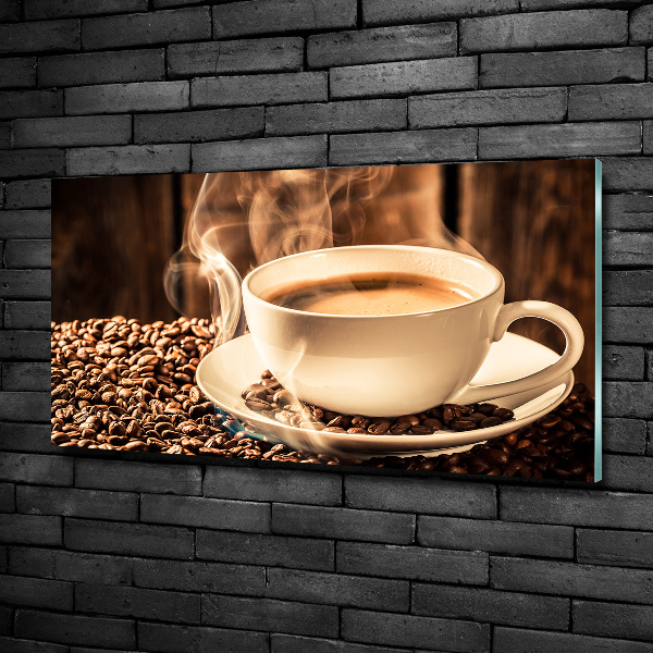 Quadro su vetro Caffè aromatico