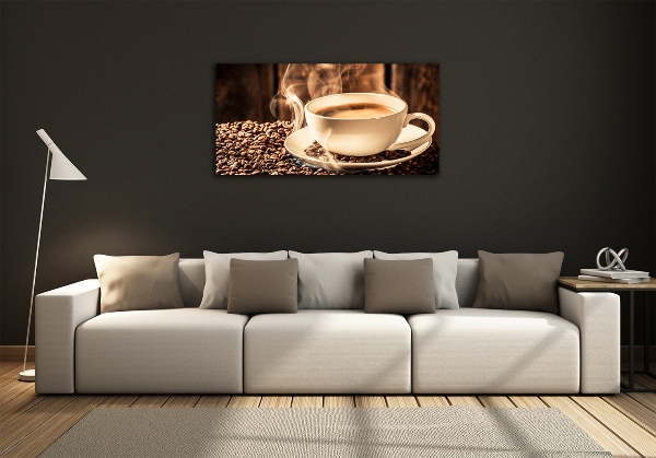 Quadro su vetro Caffè aromatico