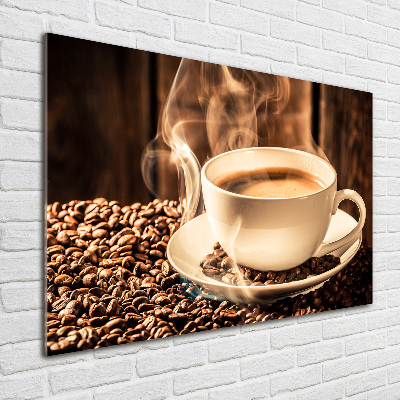 Quadro su vetro Caffè aromatico