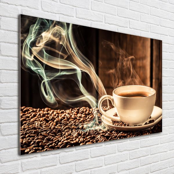 Quadro vetro Caffè aromatico