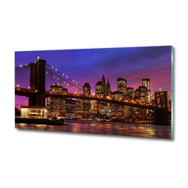 Quadro su vetro Manhattan Ovest
