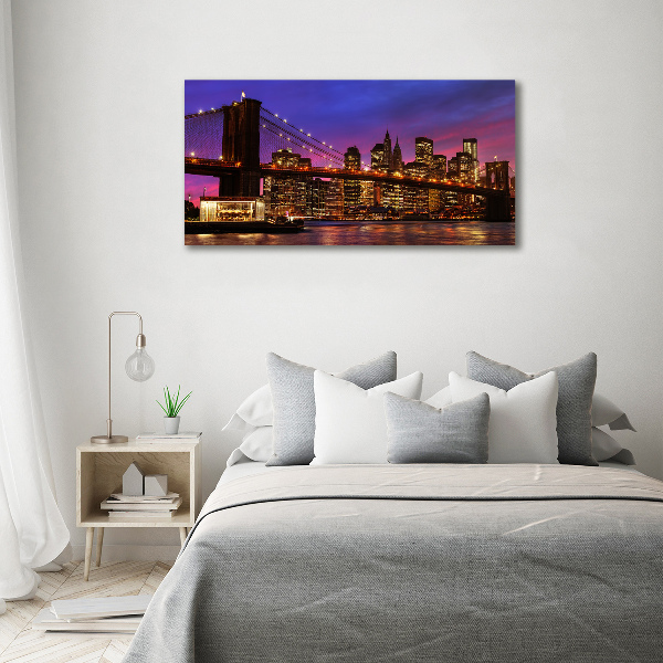 Quadro su vetro Manhattan Ovest