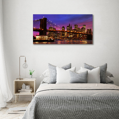 Quadro su vetro Manhattan Ovest