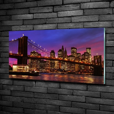 Quadro su vetro Manhattan Ovest