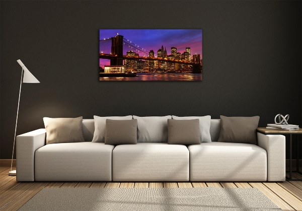 Quadro su vetro Manhattan Ovest