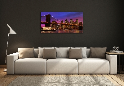 Quadro su vetro Manhattan Ovest
