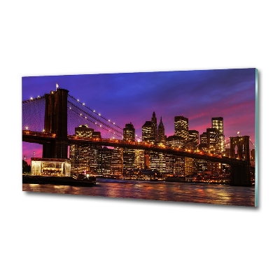 Quadro su vetro Manhattan Ovest