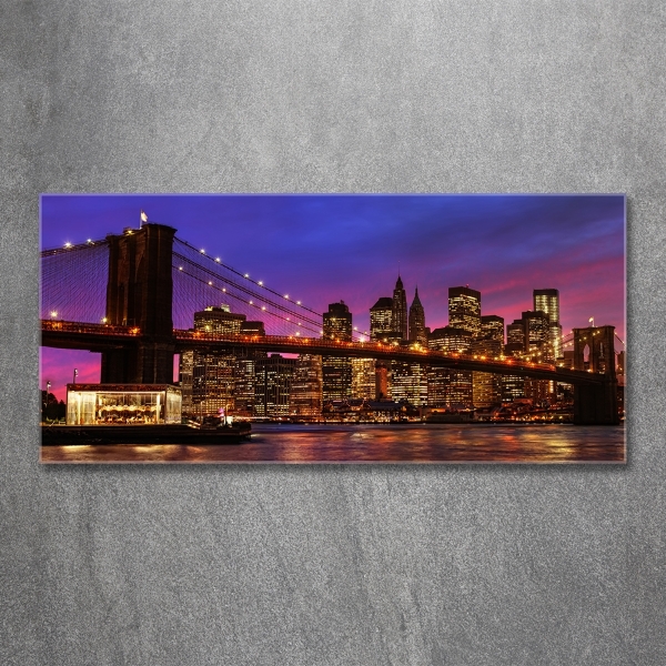 Quadro su vetro Manhattan Ovest