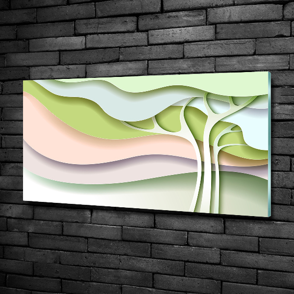 Quadro su vetro Albero astratto