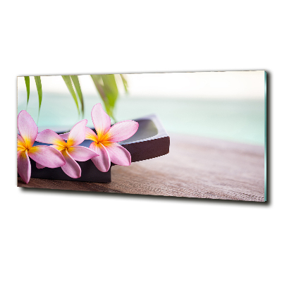 Quadro in vetro Plumeria