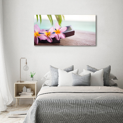 Quadro in vetro Plumeria
