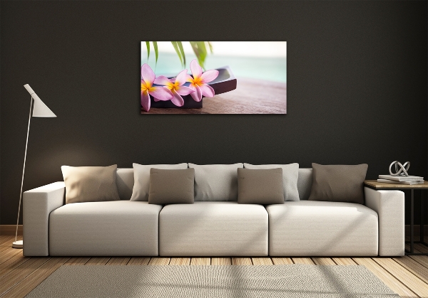 Quadro in vetro Plumeria