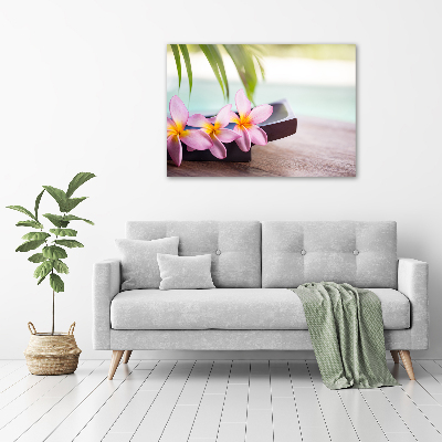 Quadro in vetro Plumeria