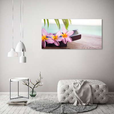 Quadro in vetro Plumeria