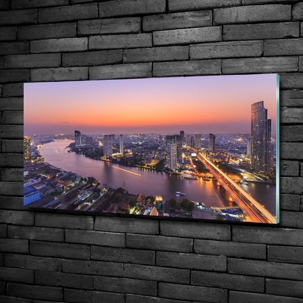 Quadro su vetro Bangkok Ovest