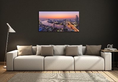Quadro su vetro Bangkok Ovest